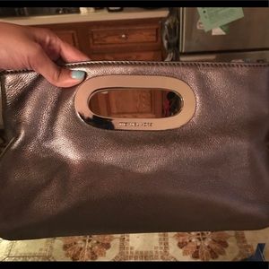 Michael Kors Silver/grey Clutch